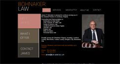 Desktop Screenshot of bohnakerlaw.com