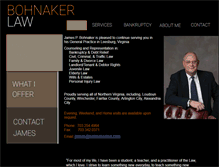 Tablet Screenshot of bohnakerlaw.com